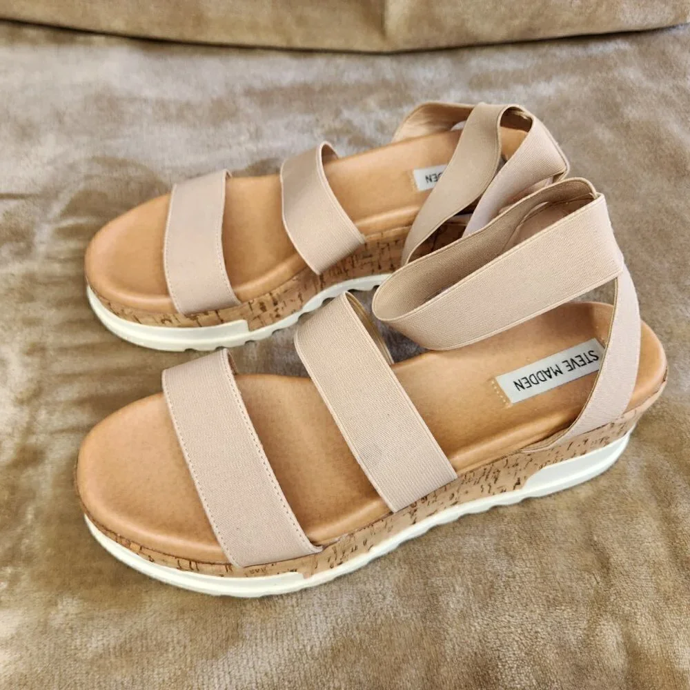 Steve Madden Ankle Strap Platform Wedge